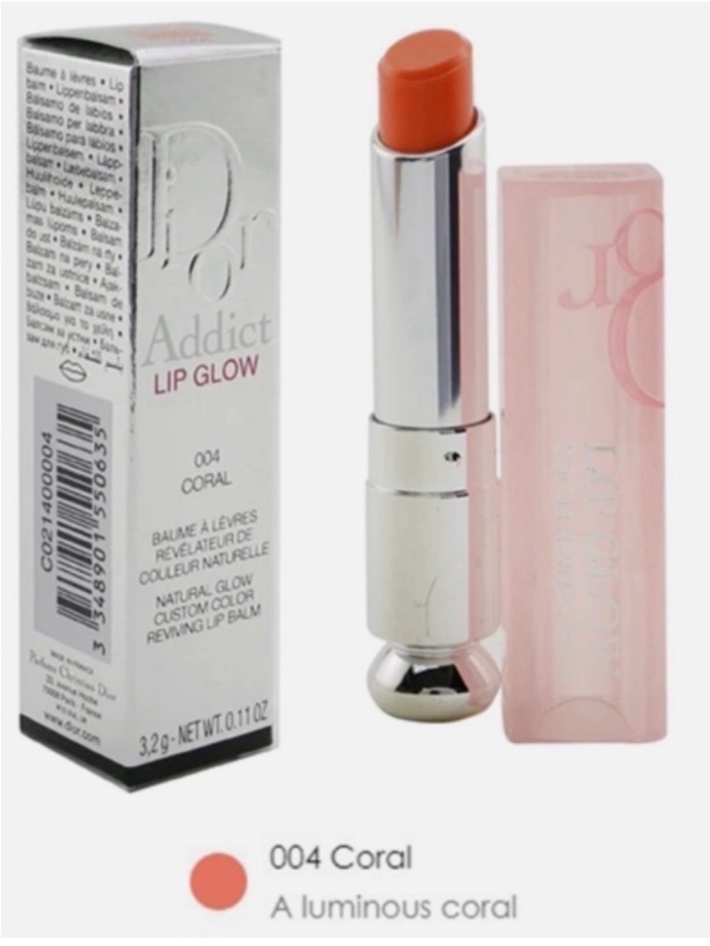 Dior Addict Lip Glow Balm — Coral 004